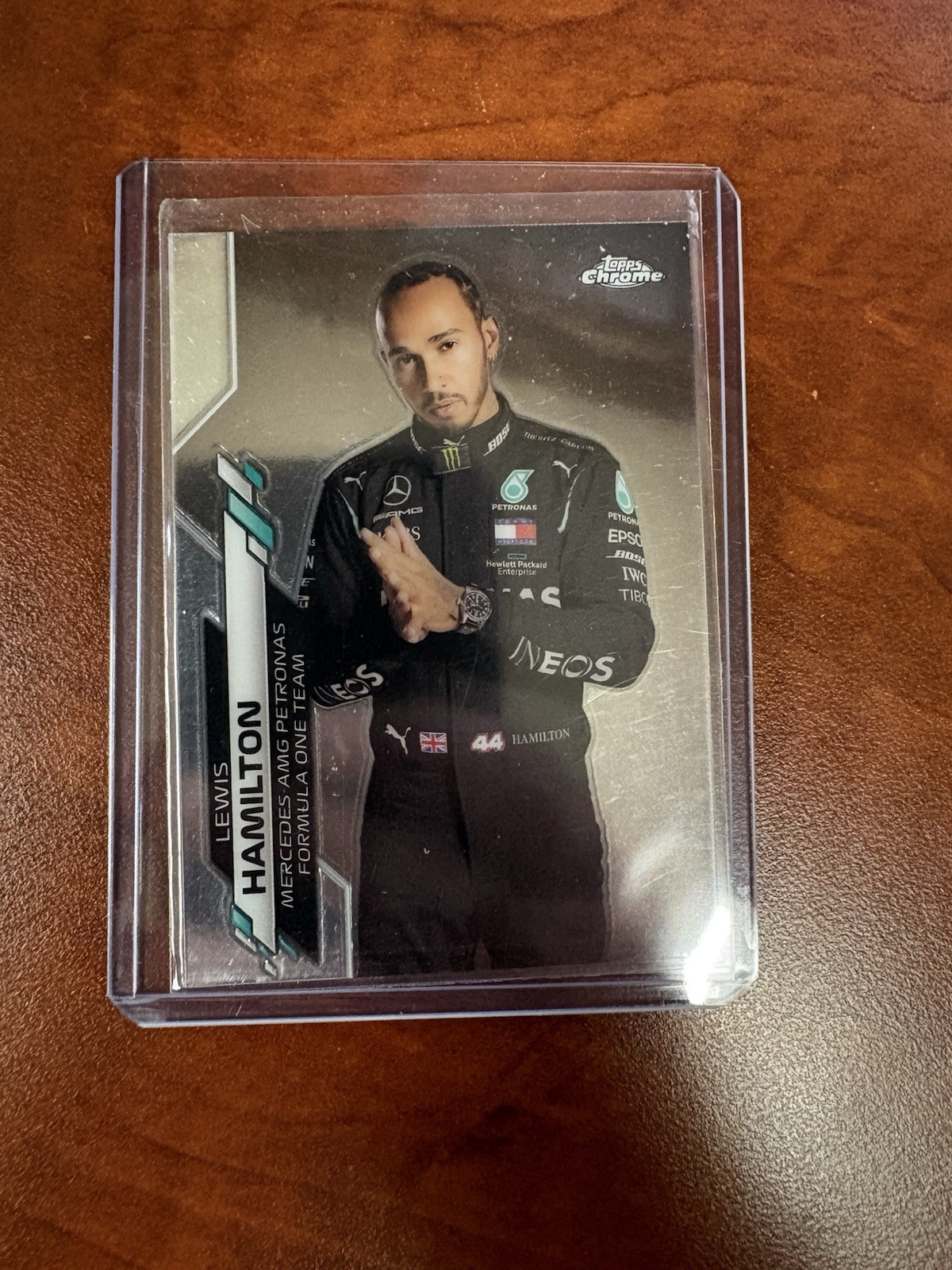 LEWIS HAMILTON: 2020 Topps Chrome Formula 1 Card #1 Base Portrait Mercedes F1