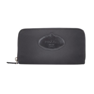 PRADA Tessuto Zippy Long Wallet Luxus Portemonnaie OP: 650  