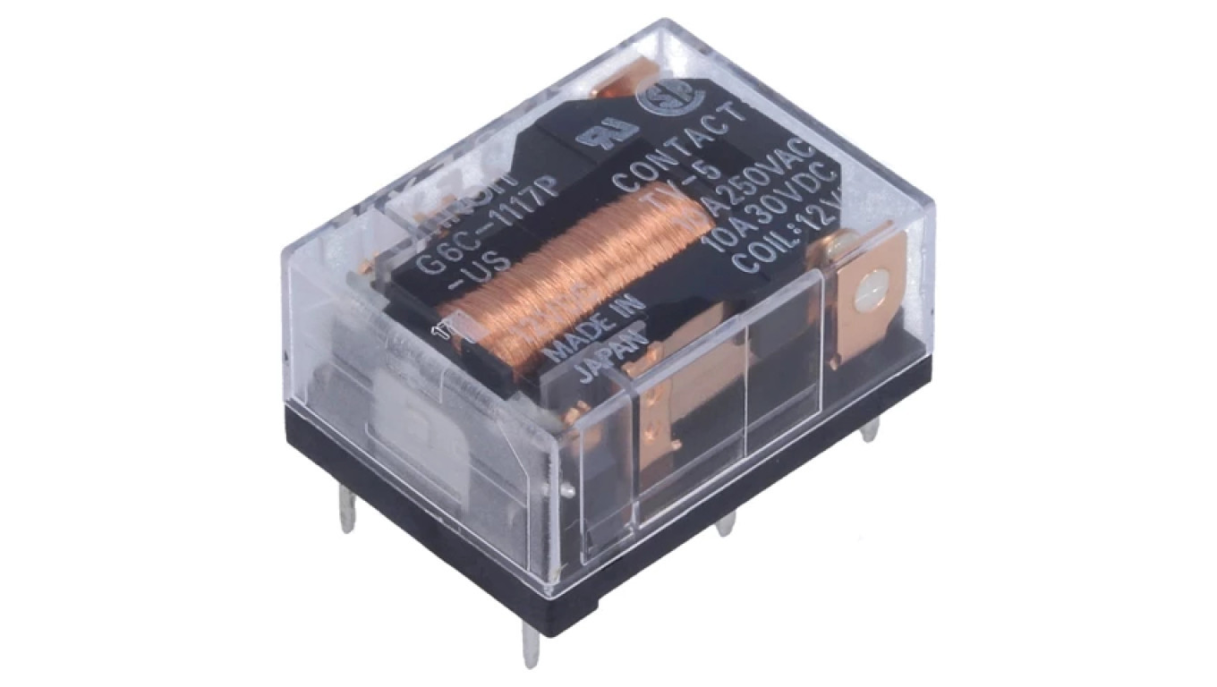 Electromagnetic relay SPST-NO Ucoils 12VDC G6C-1117P-US 12VDC /T2UK