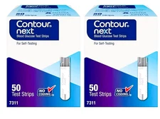Contour Next Blood Glucose Test Strips – 50ct (Pack of 2) – 100 Total – Sealed