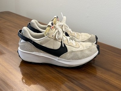 Nike Waffle Debut Shoes (2023) Women's Size 8 Sanddrift/Black/White DH9523-102