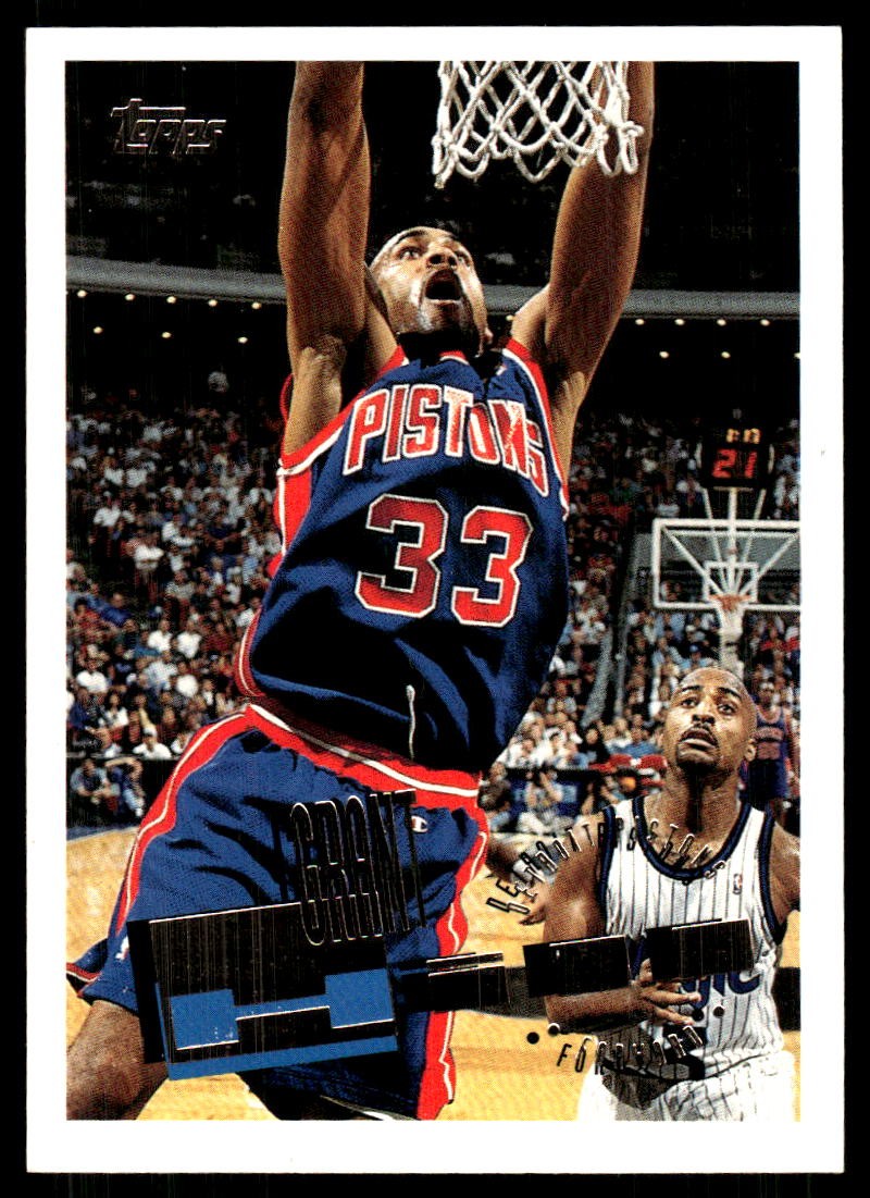 Grant Hill 1995-96 Topps #33 Pistons FREE SHIPPING StackedPacks
