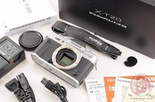 NoShip2US  4650 shots MINT in Box  Fuji X-T20 Silver 24.3MP Mirrorless Ck46