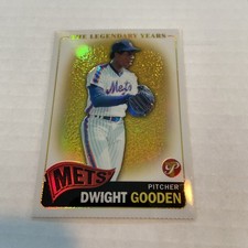 2005 Topps Pristine Legends Dwight Gooden Gold Refractor # 01/65