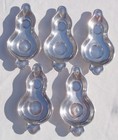 Vintage Set of 5 MAPPIN & WEBB'S Princes Plate SALT & PEPPER TRAYS? WI 5975 — photo 2