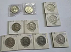 lot of 10 Franklin half dollar Coins  90% silver 8 Are VG 2 Are FBL