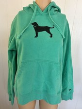 The Black Dog Green Pullover Hoodie Women s Small Cotton Blend