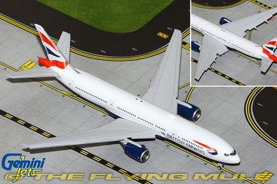 GeminiJets 1:400 777-200ER British Airways G-YMMS Flaps Down Configuration
