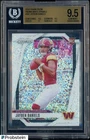 2024 Panini White Sparkle Prizm #347 Jayden Daniels Commanders RC Rookie BGS 9.5