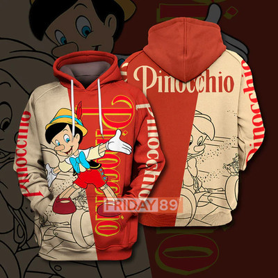 Pinocchio T-Shirt Pinocchio Disney T-Shirt Awesome Disney Hoodie S-5XL