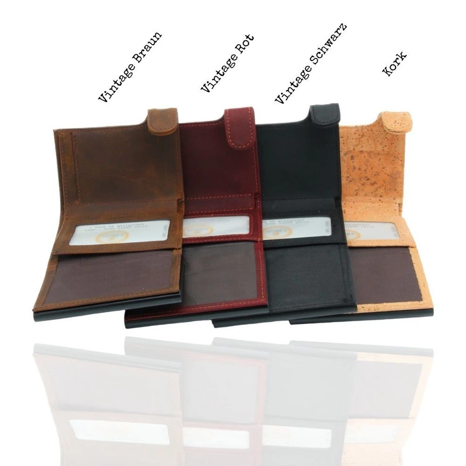 Smart Wallet mit Münzfach | Herren Leder Geldbörse | Geschenk für ihn | Gravur - Bild 3 von 4