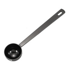 Measuring Spoon, 10ml Long Handle Table Scoop Teaspoon, Black
