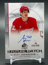 2024-25 SP Authentic Future Watch FWA #171 ALBERT JOHANSSON Auto RC 376/999