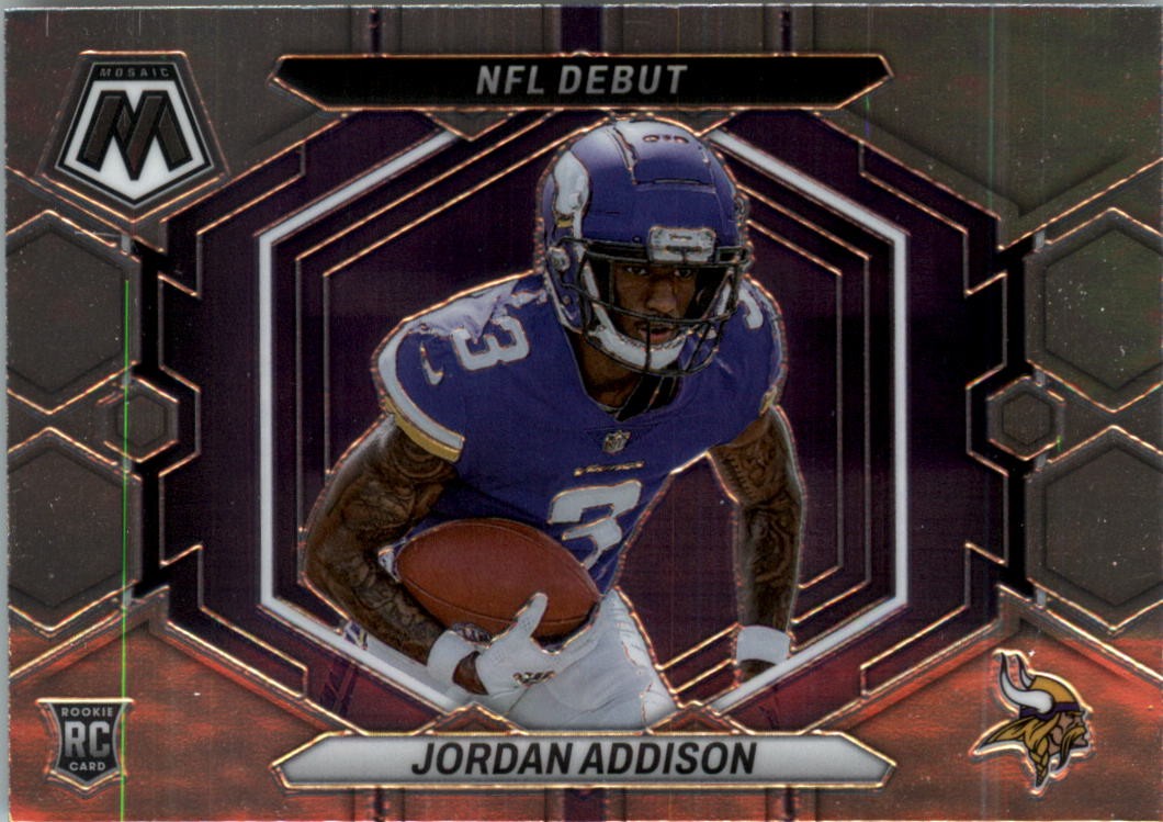 2023 Panini Mosaic NFL Debut #14 Jordan Addison - FB