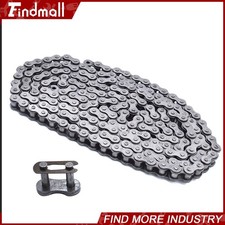 Findmall 50 Roller Chain 10 Feet with 1 Connecting Links
