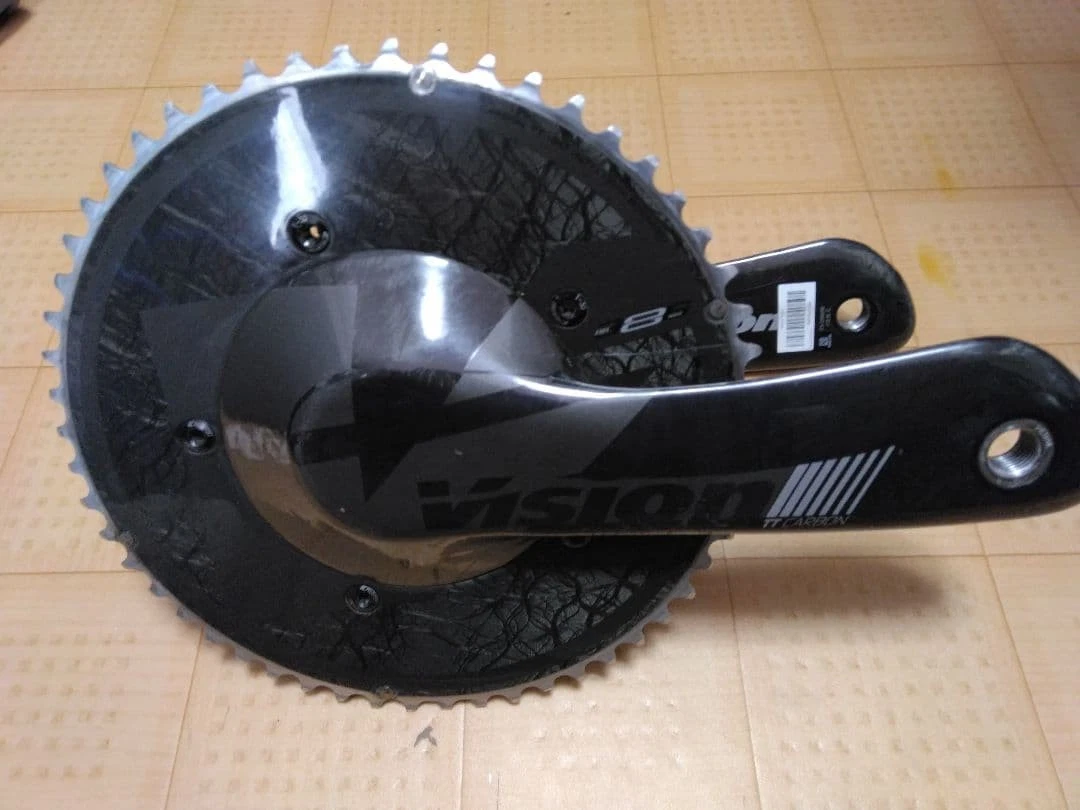 Vision　TTカーボンクランクセット54-42 Vision Carbon Bicycle Cranksets for sale | eBay