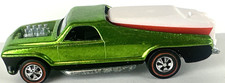 Hot Wheels Redline SEASIDER Light Green US Black Interior Very Nice !! USA '69
