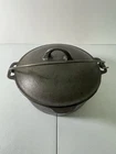 Wagner Ware 5Qt Dutch Oven Cast Iron Pot W/ Lid Wire Handle Vintage Made In USA