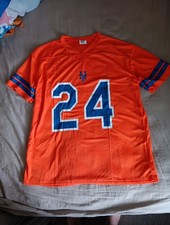 New York Mets SGA Football Jersey Size L Orange 8/18/2024 Giveaway MLB Baseball