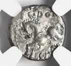 Celtic Gaul Sequani, Ancient France 50 Bc Ar Quinarius, Silver Celts Coin Ngc Vf