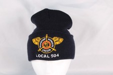 TWU Local 504 Transport Workers Union Beanie Hat USA Made Unionwear Navy Blue