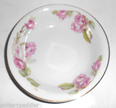 Z S & Co Bavaria Porcelain Pink Roses W/Gold Fruit Bowl! MINT | eBay