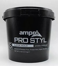 Ampro Pro Styl Super Hold Protein Styling Gel 5 Lb 80 Oz SHF