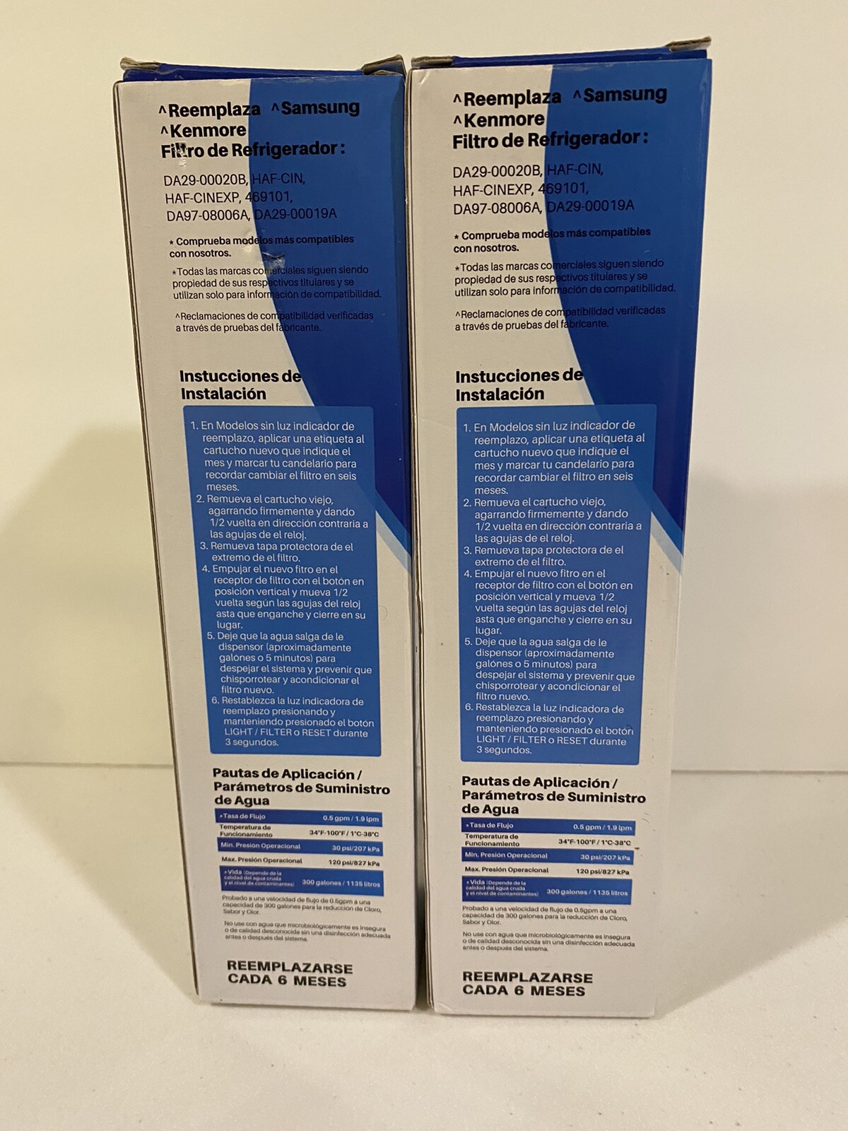 ICEPURE RWF0700A 2 PACK Refrigerator Water Filters Compatible Samsung