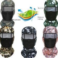 Balaclava Tactical Ski Full Face Mask Sun UV Protection Neck Warmer Scarf Hood