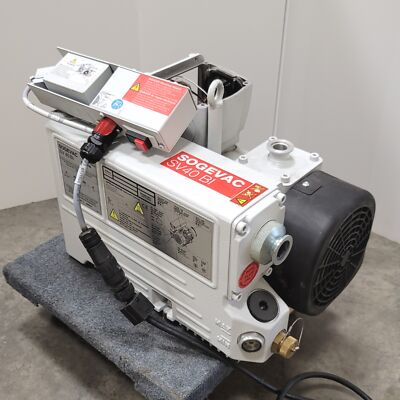 Leybold SOGEVAC SV40 BI Single Stage Rotary Vane Vacuum Pump *For Parts*