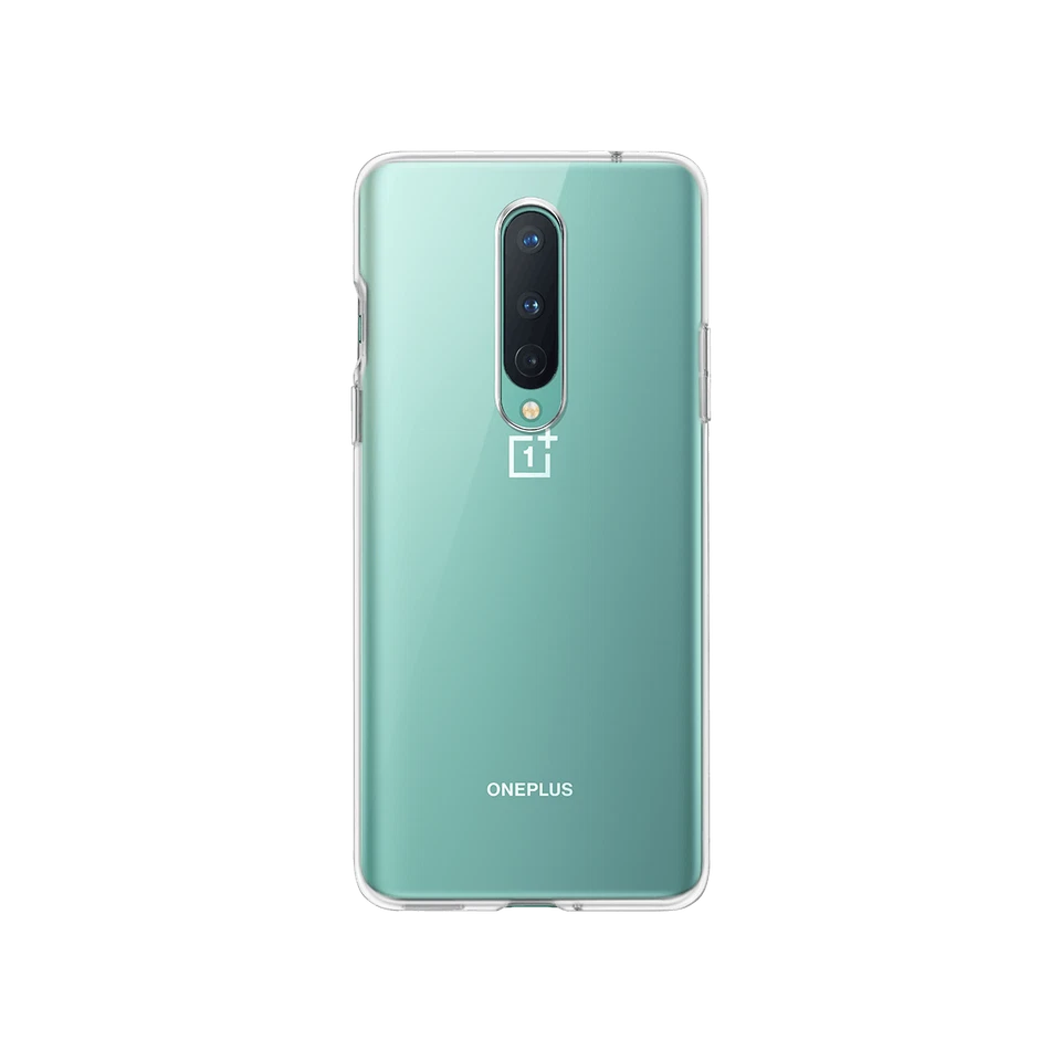Genuine Official OnePlus 8 Pro 8 Sandstone Bumper Cyan Karbon Case Back Cover  - Image 4 of 4