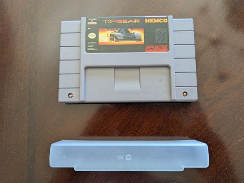 Top Gear SNES (Super Nintendo, 1992) cart only, tested