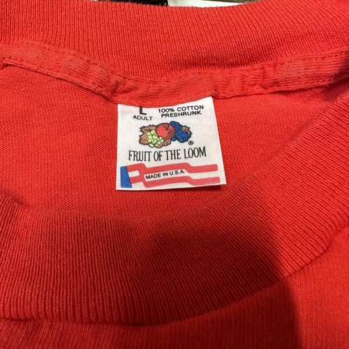 Pearl Jam Shirt L 1995 Spin Ten Club RED VS VHC 90’s NOS LARGE VTG Single Stitch - Picture 3 of 8