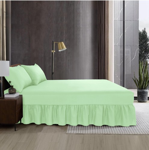 Luxury Extra Deep Fitted Valance Sheet 100% Pollycotton Single Double King Sizes - Picture 132 of 191