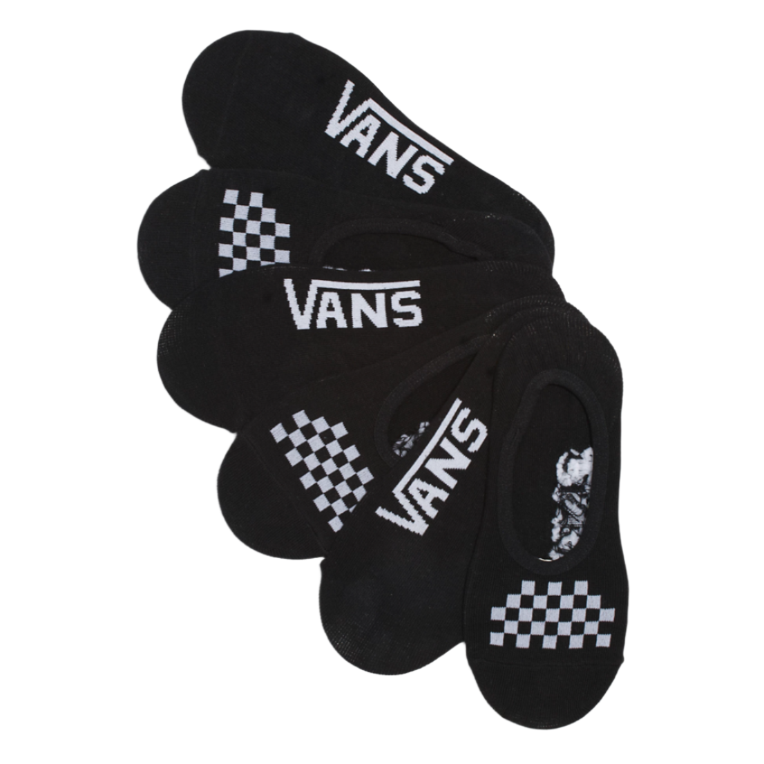 Vans Canoodle No Show Sock 3-Pack in Black-image