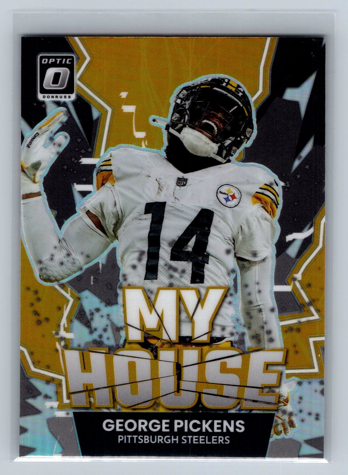 2022 Donruss Optic George Pickens My House! #MH-16 Pittsburgh Steelers