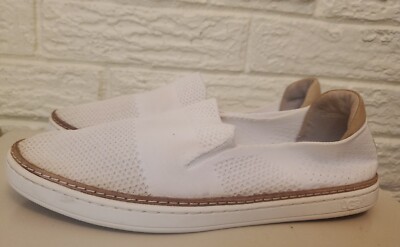UGG Alameda Sammy White Knit Slip-On Flat Shoes Size 8 Ugg alameda sammy slip - Gem main image 3