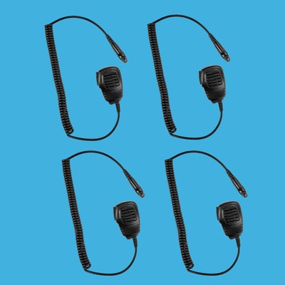 4x Shoulder Speaker Microphone PTT Light Duty Relm RPV3000 RPV3600 RPU3000