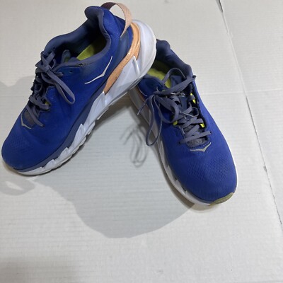 Men s Hoka One One Elevon 2 Size 9.5 Blue & Peach 