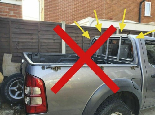 Tri Fold Soft Tonneau Cover For Isuzu Dmax Rodeo 2012 - 2016 Back Rear Lid Cover - Picture 3 of 12