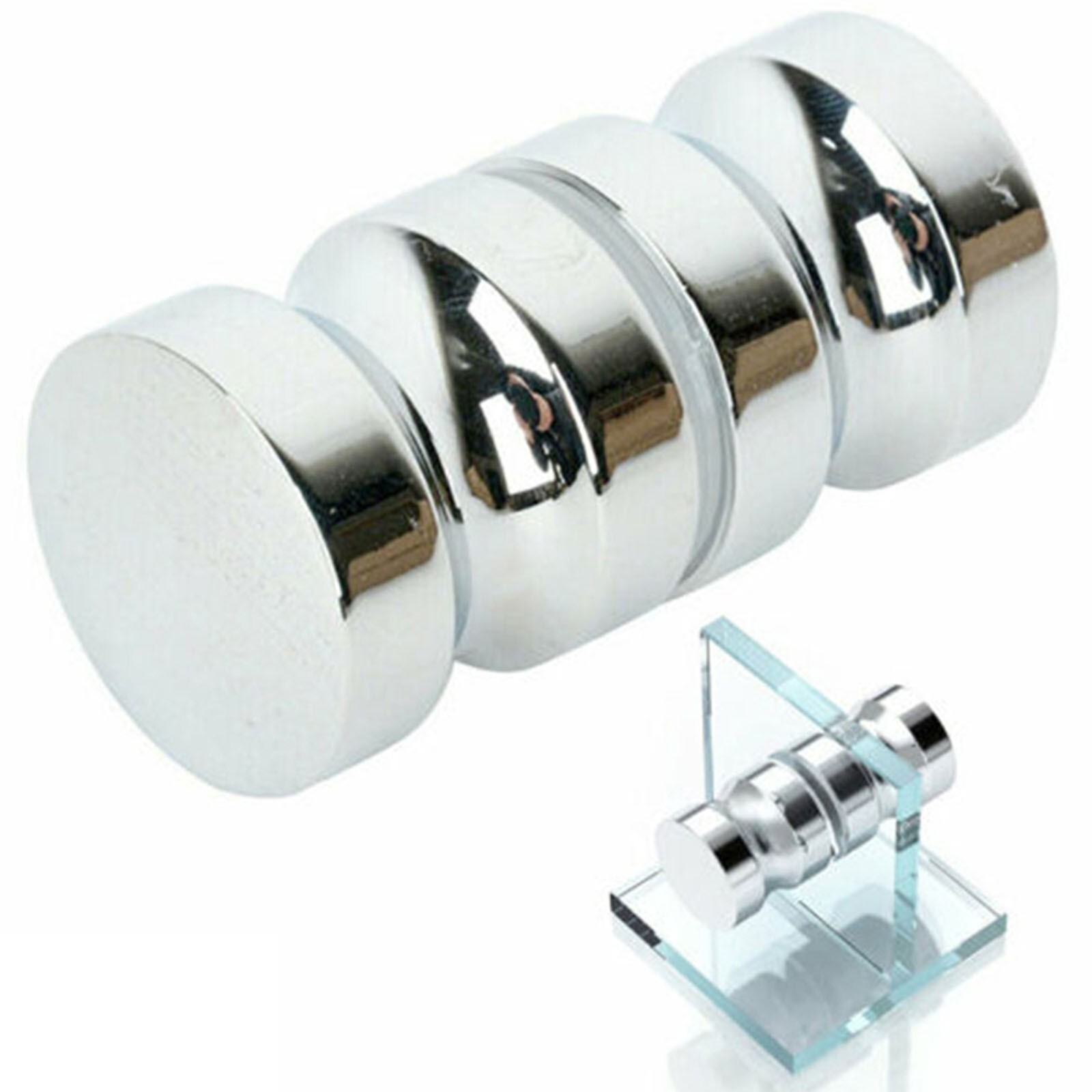 Modern Design Polished Chrome Shower Door Handle Easy to Install and