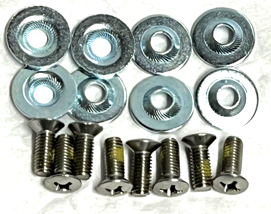 Snowboard Binding Stainless Screw Set 16mm Counter Sunk Washer Phillip Oval Head eBay
