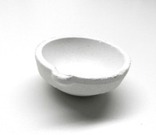 Melting Dish Crucible Cup Ceramic 2" Silica Melt Jewelry 2oz Silver - 1oz Gold