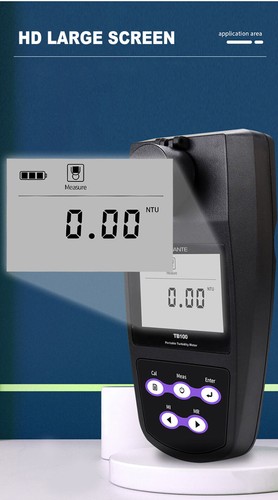 Neu Trübungsmessgerät 0-1100NTU Leitungswasser Trübungsmessgerät Tester Abwasserbehandlung - Bild 8 von 17