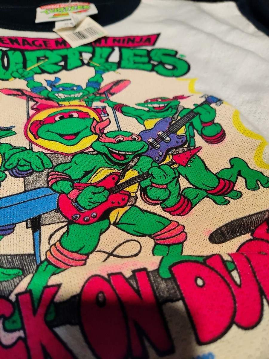 トップス vintage turtles Knit Vintage Pattern Teenage Mutant Ninja Turtles Jumpers Adults