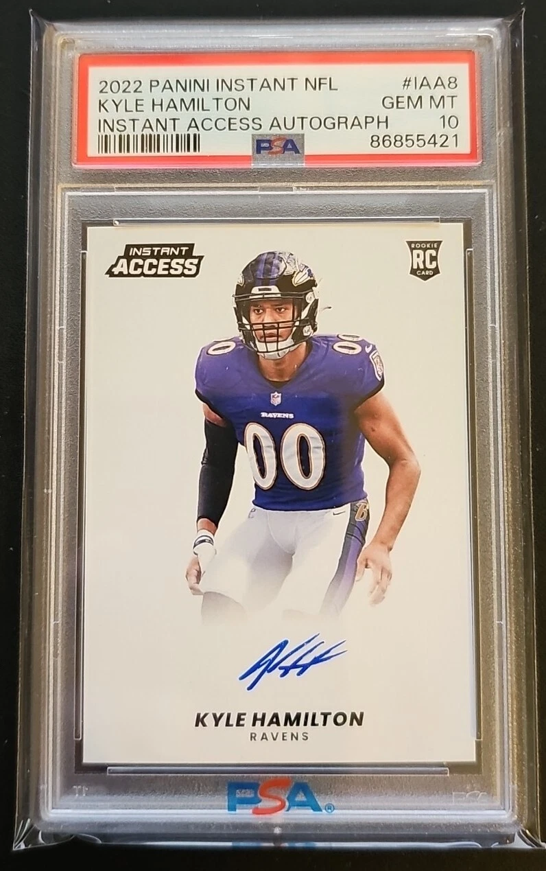 Kyle Hamilton Panini Instant NFL Instant Access Autographs #IAA8 Base