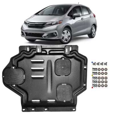 #ad #ad Front Engine Splash Guards Shield Assembly Plastic For Honda Fit 2007 2020 1.5L $88.48