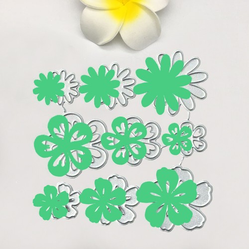 Flowers Metal Cutting Dies Stencil Scrapbooking Embossing Paper Cards Making DIY - Picture 11 of 15