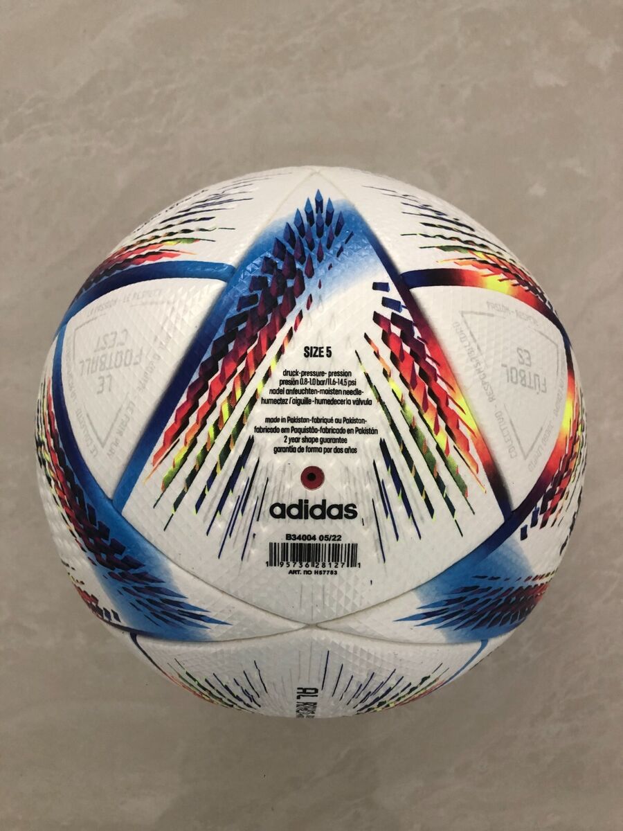 SOCCER BALL-ADIDAS-SIZE-5-QATAR 2022-AL RIHLA OFFICIAL MATCH SOCCER BALL-ADIDAS-SIZE-5-QATAR 2022-AL RIHLA OFFICIAL MATCH