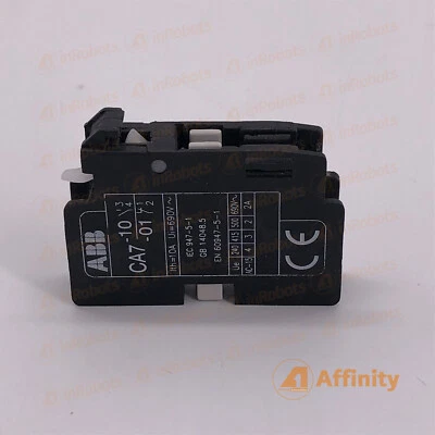 1PC ABB NEW CA7-10 Auxiliary Contact 1-Pole Normally Open 10A 600V CA7 10